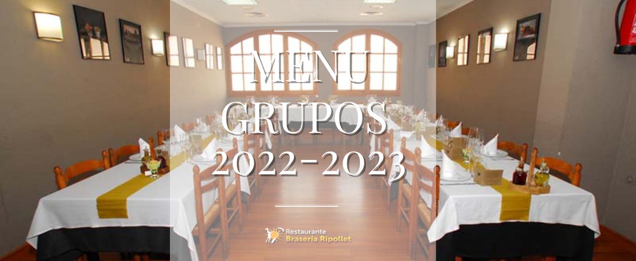 Menú Grupos 2022-2023
